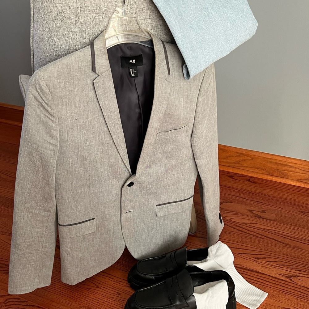 H&M Light Gray Men's Sport Coat